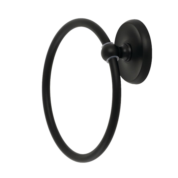 BA314MB Classic Towel Ring, Matte Black